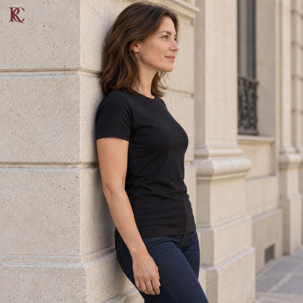 Black T-shirt Icon side